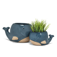 Large Whale Planter