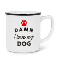 Love My Dog Text Mug