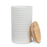 Large Hexagon Textured Canister