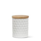Small Hexagon Textured Canister