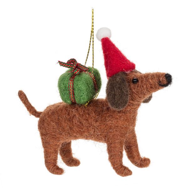 Dachshund w/Gift Ornament