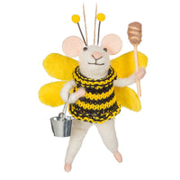 Bee Mouse with Honey Pot