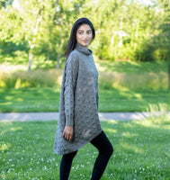 Sweater Cowl Neck - Grey