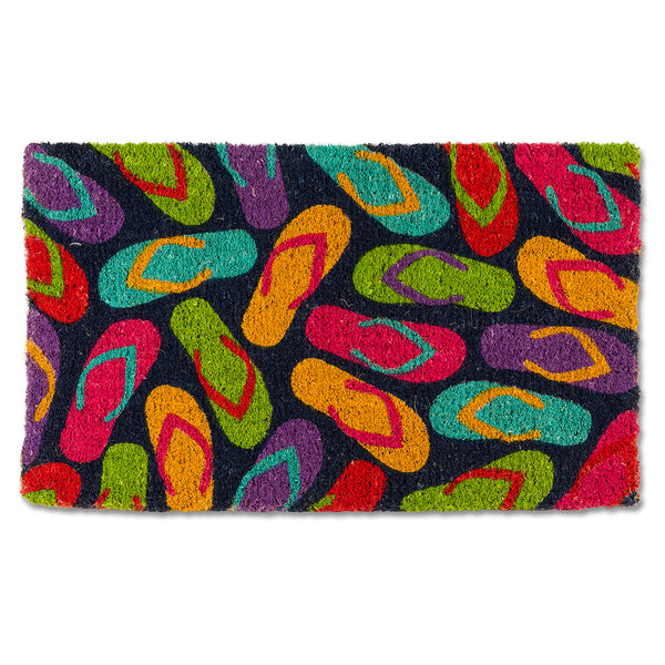 Bright Flipflops Doormat