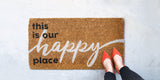 Graphic Happy Place Doormat