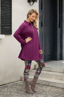 Bamboo Baby French Terry Tunic (Magenta)