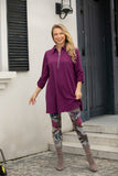 Bamboo Baby French Terry Tunic (Magenta)