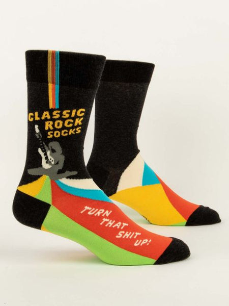 Classic Rock Socks- Mens Crew Socks