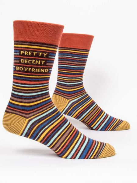 Pretty Decent Boyfriend - Mens Crew Socks