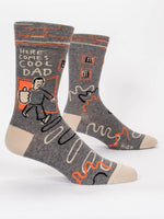 Here Comes Cool Dad - Mens Crew Socks