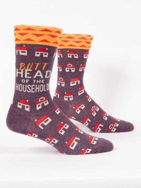 Butthead of the Household - Mens Crew Socks