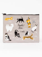 "People I Love: Cats" - Zipper Pouch