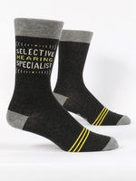 Selective Hearing - Mens Crew Socks