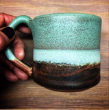 Pottery Mug Large Tidal