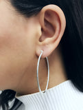 Oval Everyday Hoop Earrings
