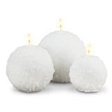 Small Snowball Candle