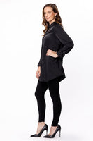 Boyfriend Blouse in Black