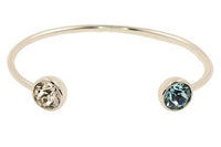 Open Bangle w/ Swarovski Stones