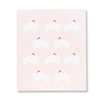 Bunnies & Tulips Dishcloths - Set of 2