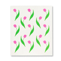 Bunnies & Tulips Dishcloths - Set of 2