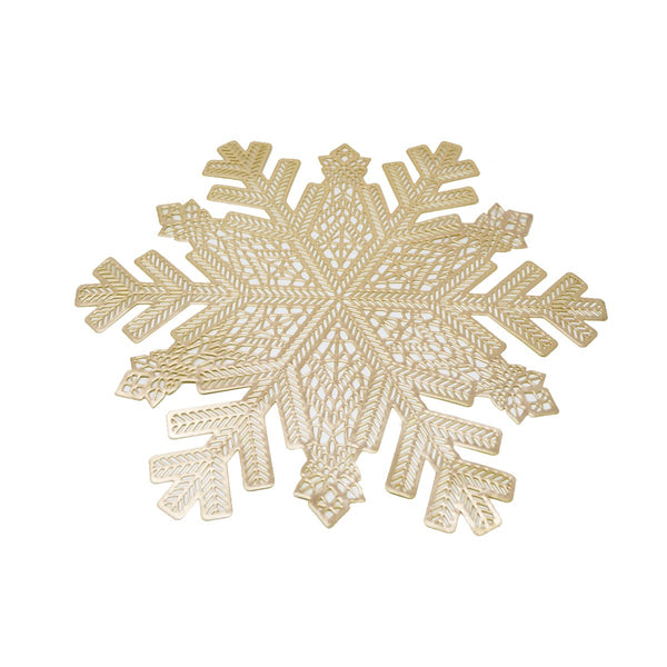 Gold Snowflake Placemat