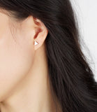 Polished Triangle Earring