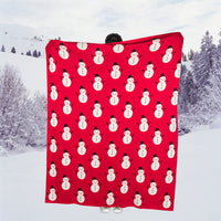 Allover Snowmmen Throw