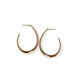 Luxe Crescent Hoop Earrings