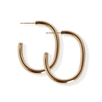 Luxe Bold "C" Hoop Earrings