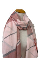 Moxie Linen Look Scarf - Pink