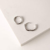 Bea 15mm Hoop Earrings - Silver