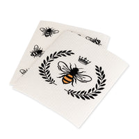 Bee Dishcloths Set/2