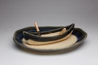Pottery Canoe On A Lake Dip Set