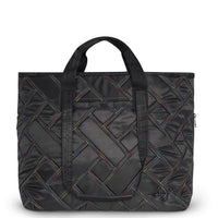 Ferry XL Expandable Carry-All Tote Bag(Black Rainbow)