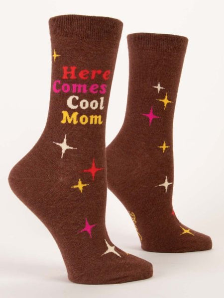Here Comes Cool Mom - Womans Crew Socks
