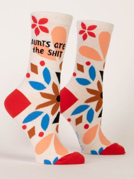 Aunts Are The Shit - Womans Crew Socks