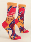Anxious And Sexy- Womans Crew Socks