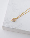 From the Heart Pave Heart Necklace