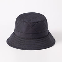 Tilley Hat - Quilted Bucket Hat (Black)