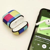 Plaid Earbud Case