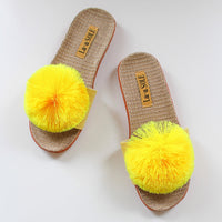 Pom Pom Slides - Yellow