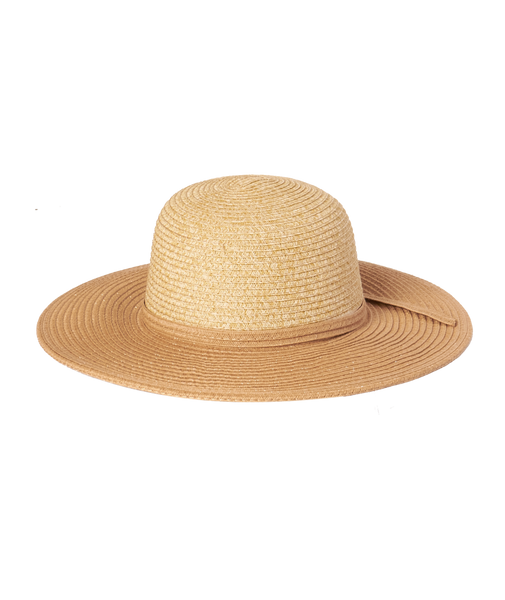 Women's Wide Brim Hat - Santa Cruz (Natural)