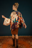 Floral Kimono Jacket - Terracotta