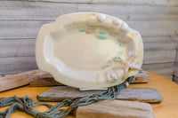 Small Ocean Pottery Platter - Sand