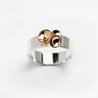Champagne Ring ss/14kt