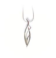 Flame Pendant Small Sterling Silver
