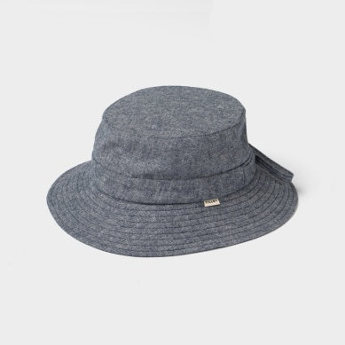 Tilley Hat - Mash-Up Bucket With Bow(Navy)