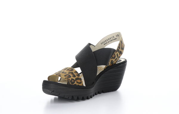Fly London Sandals Yaji Tan Black Carrington Co